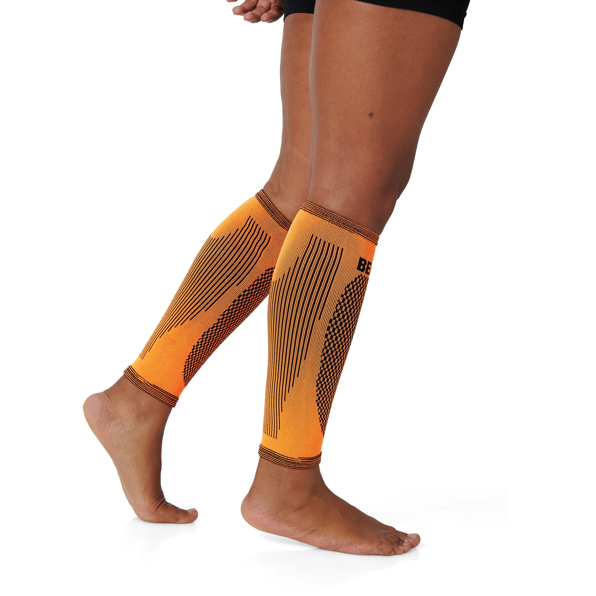 Pair of Calf Compression Support Sleeves For Shin Splint Pain Relief - Image 4