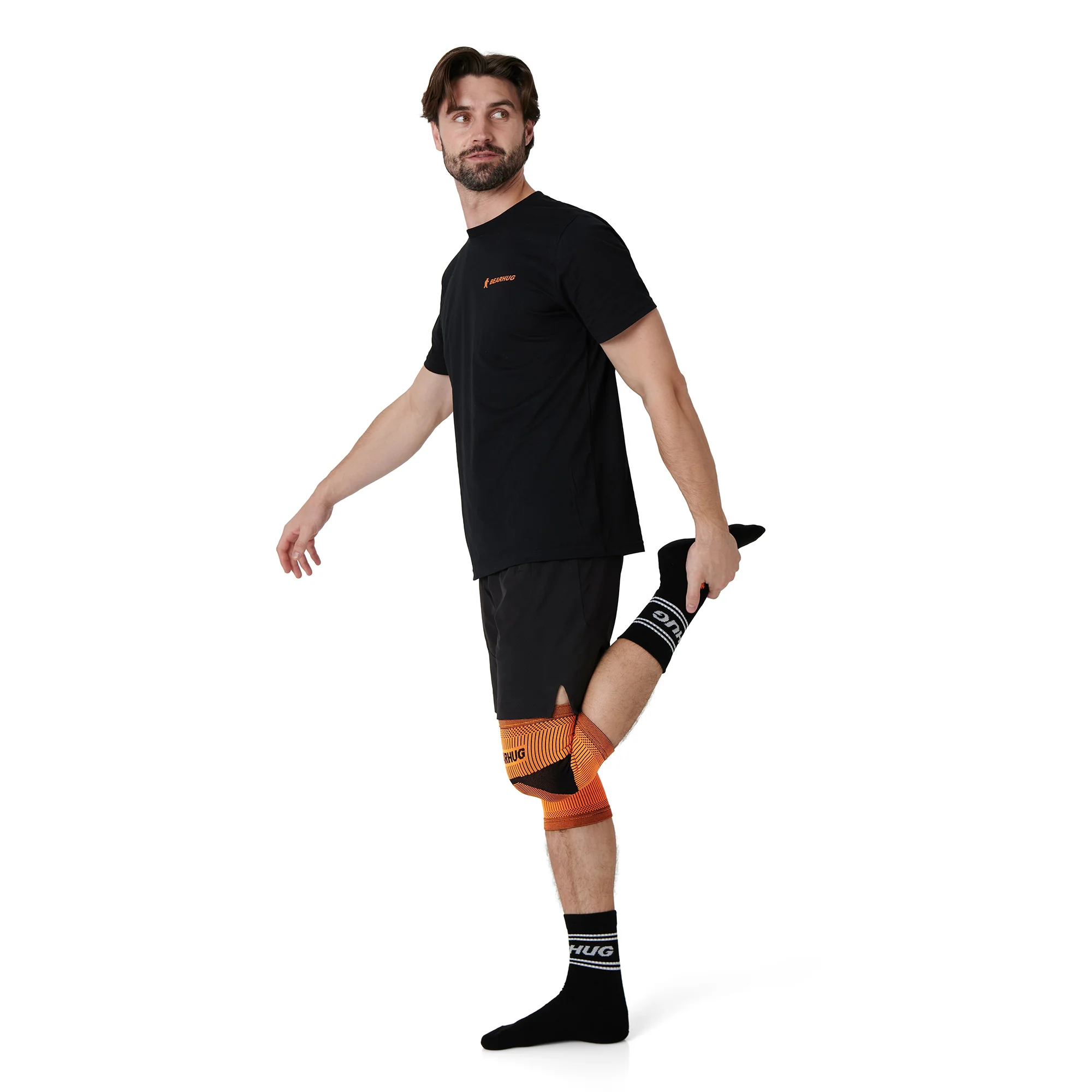 Pair of Knee Compression Support Sleeves For Arthritic Pain Relief & Recovery - Image 3