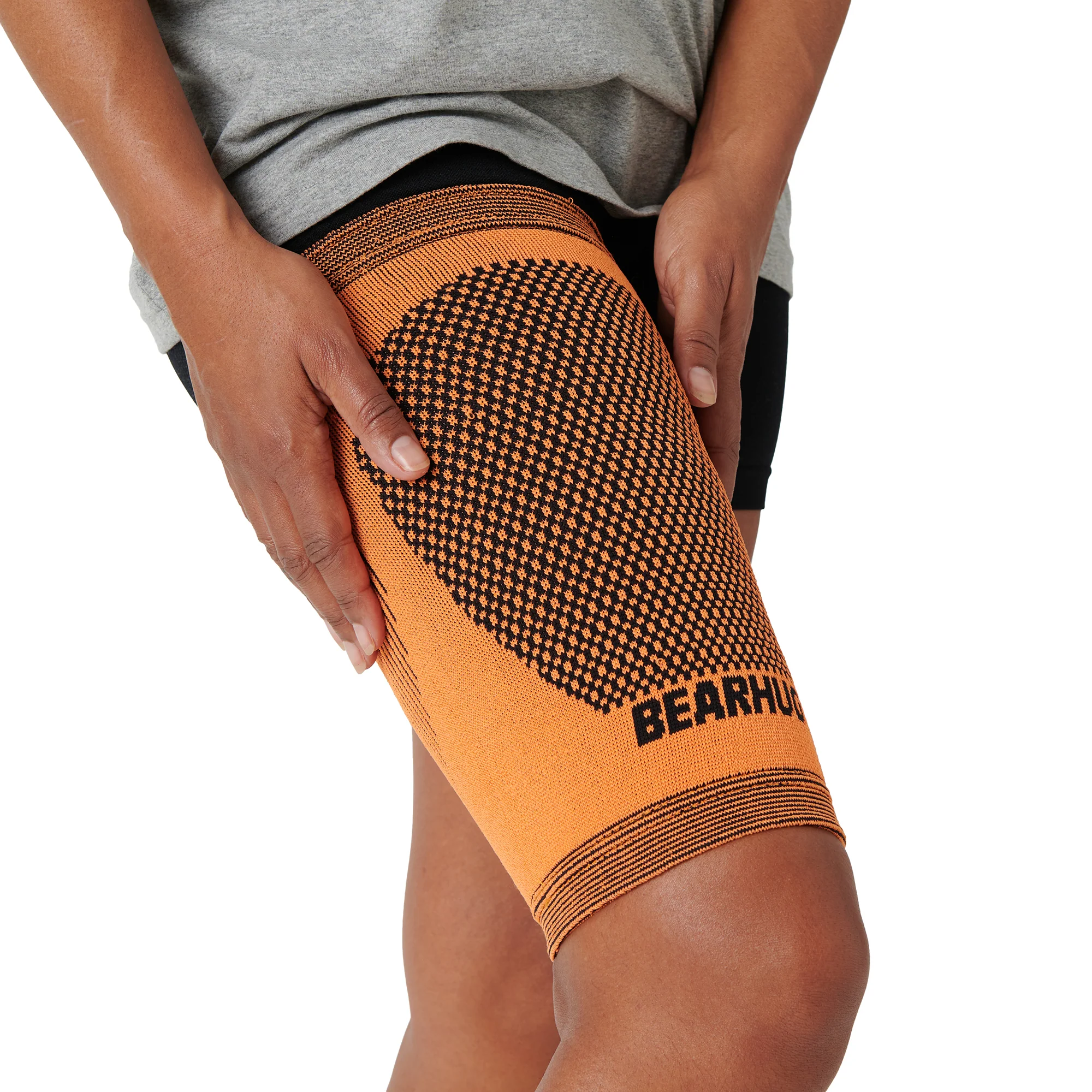 Thigh Compression Support Sleeve For Hamstring & Leg Recovery - Image 6